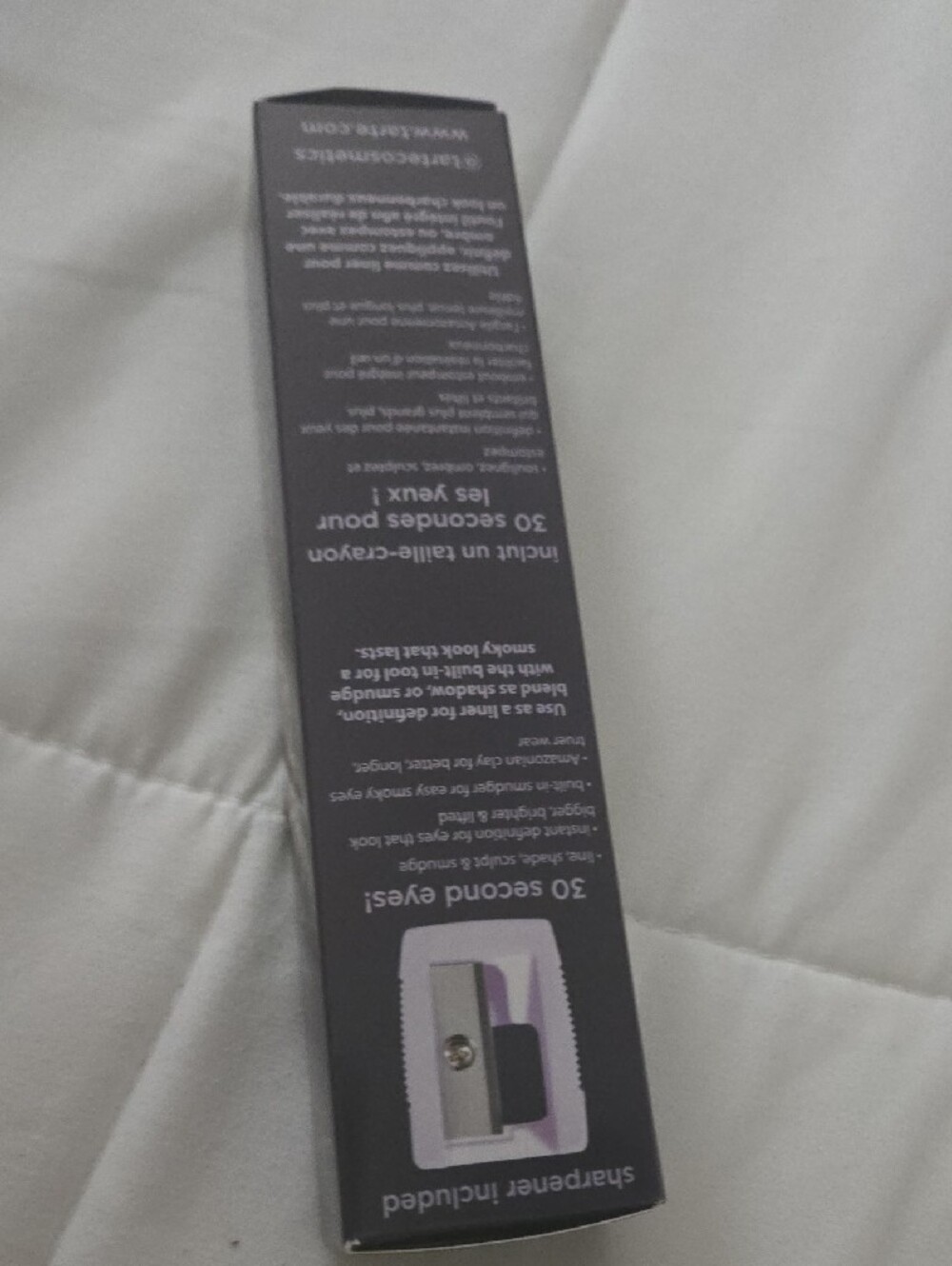 tarte smolderEYES Eyeliner Pencil in Black and Gold Box - Picture 2 of 3